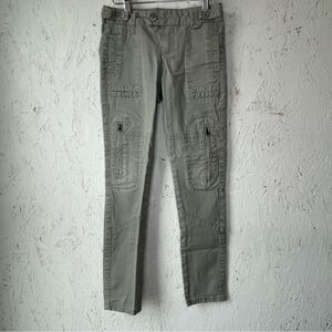 Joes Jeans Lt. Swamp Girl Size 8 Skinny Moto